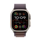 For Apple Watch 42mm / 41mm / 40mm / 38mm Alpine Loop Nylon Watch Band(Indigo Silver Buckle) - 2