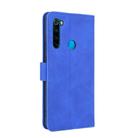 For Xiaomi Redmi Note 8 Solid Color Skin Feel Magnetic Buckle Horizontal Flip Calf Texture PU Leather Case with Holder & Card Slots & Wallet(Blue) - 3