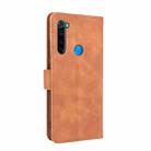 For Xiaomi Redmi Note 8 Solid Color Skin Feel Magnetic Buckle Horizontal Flip Calf Texture PU Leather Case with Holder & Card Slots & Wallet(Brown) - 3