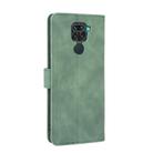 For Xiaomi Redmi Note 9 Solid Color Skin Feel Magnetic Buckle Horizontal Flip Calf Texture PU Leather Case with Holder & Card Slots & Wallet(Green) - 3
