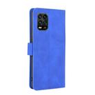 For Xiaomi Mi 10 Lite Solid Color Skin Feel Magnetic Buckle Horizontal Flip Calf Texture PU Leather Case with Holder & Card Slots & Wallet(Blue) - 3