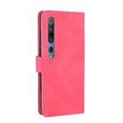 For Xiaomi Mi 10 Solid Color Skin Feel Magnetic Buckle Horizontal Flip Calf Texture PU Leather Case with Holder & Card Slots & Wallet(Rose Red) - 3