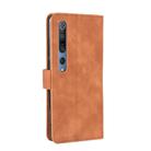 For Xiaomi Mi 10 Solid Color Skin Feel Magnetic Buckle Horizontal Flip Calf Texture PU Leather Case with Holder & Card Slots & Wallet(Brown) - 3