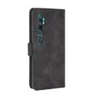 For Xiaomi Mi CC9 Pro Solid Color Skin Feel Magnetic Buckle Horizontal Flip Calf Texture PU Leather Case with Holder & Card Slots & Wallet(Black) - 3