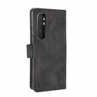 For Xiaomi Mi Note 10 Lite Solid Color Skin Feel Magnetic Buckle Horizontal Flip Calf Texture PU Leather Case with Holder & Card Slots & Wallet(Black) - 3