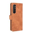 For Xiaomi Mi Note 10 Lite Solid Color Skin Feel Magnetic Buckle Horizontal Flip Calf Texture PU Leather Case with Holder & Card Slots & Wallet(Brown) - 3