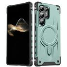 For Samsung Galaxy S23 Ultra 5G Straship MagSafe TPU Hybrid PC Phone Case(Midnight Green) - 1