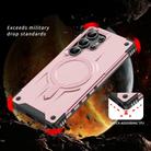 For Samsung Galaxy S23 Ultra 5G Straship MagSafe TPU Hybrid PC Phone Case(Rose Gold) - 2