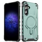 For Samsung Galaxy S23 FE 5G Straship MagSafe TPU Hybrid PC Phone Case(Midnight Green) - 1