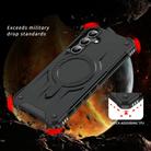 For Samsung Galaxy S23 FE 5G Straship MagSafe TPU Hybrid PC Phone Case(Black) - 2