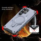 For Samsung Galaxy S24 Ultra 5G Straship MagSafe TPU Hybrid PC Phone Case(Gray) - 2