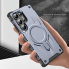 For Samsung Galaxy S24 Ultra 5G Straship MagSafe TPU Hybrid PC Phone Case(Gray) - 3