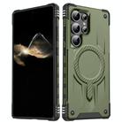 For Samsung Galaxy S24 Ultra 5G Straship MagSafe TPU Hybrid PC Phone Case(Army Green) - 1