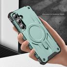 For Samsung Galaxy S24 FE 5G Straship MagSafe TPU Hybrid PC Phone Case(Midnight Green) - 3
