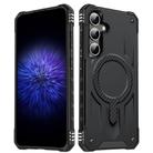 For Samsung Galaxy S24 FE 5G Straship MagSafe TPU Hybrid PC Phone Case(Black) - 1