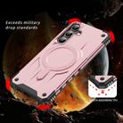 For Samsung Galaxy S24 FE 5G Straship MagSafe TPU Hybrid PC Phone Case(Rose Gold) - 2