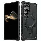 For Samsung Galaxy S25 Ultra 5G Straship MagSafe TPU Hybrid PC Phone Case(Black) - 1