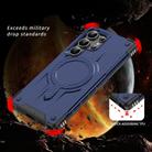 For Samsung Galaxy S25 Ultra 5G Straship MagSafe TPU Hybrid PC Phone Case(Blue) - 2