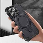For iPhone 16 Pro Max Straship MagSafe TPU Hybrid PC Phone Case(Black) - 3