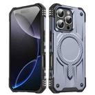 For iPhone 16 Pro Max Straship MagSafe TPU Hybrid PC Phone Case(Gray) - 1