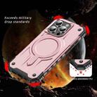 For iPhone 16 Pro Straship MagSafe TPU Hybrid PC Phone Case(Rose Gold) - 2