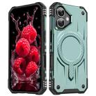 For iPhone 16 Plus Straship MagSafe TPU Hybrid PC Phone Case(Midnight Green) - 1