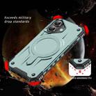For iPhone 16 Plus Straship MagSafe TPU Hybrid PC Phone Case(Midnight Green) - 2