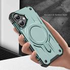 For iPhone 16 Plus Straship MagSafe TPU Hybrid PC Phone Case(Midnight Green) - 3