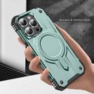 For iPhone 15 Pro Max Straship MagSafe TPU Hybrid PC Phone Case(Midnight Green) - 3