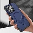 For iPhone 15 Pro Max Straship MagSafe TPU Hybrid PC Phone Case(Blue) - 3