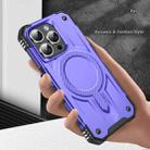 For iPhone 15 Pro Max Straship MagSafe TPU Hybrid PC Phone Case(Purple) - 3