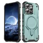 For iPhone 14 Pro Straship MagSafe TPU Hybrid PC Phone Case(Midnight Green) - 1