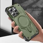 For iPhone 14 Pro Straship MagSafe TPU Hybrid PC Phone Case(Army Green) - 3