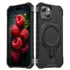 For iPhone 14 Plus Straship MagSafe TPU Hybrid PC Phone Case(Black) - 1