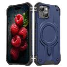 For iPhone 14 Plus Straship MagSafe TPU Hybrid PC Phone Case(Blue) - 1