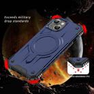 For iPhone 14 Plus Straship MagSafe TPU Hybrid PC Phone Case(Blue) - 2