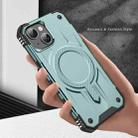 For iPhone 14 / 13 Straship MagSafe TPU Hybrid PC Phone Case(Midnight Green) - 3
