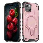 For iPhone 14 / 13 Straship MagSafe TPU Hybrid PC Phone Case(Rose Gold) - 1