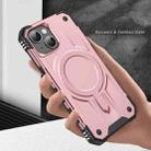 For iPhone 14 / 13 Straship MagSafe TPU Hybrid PC Phone Case(Rose Gold) - 3