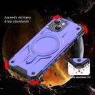 For iPhone 14 / 13 Straship MagSafe TPU Hybrid PC Phone Case(Purple) - 2