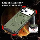 For iPhone 17 Pro Max Straship MagSafe TPU Hybrid PC Phone Case(Army Green) - 2