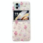 For vivo X Flip Shell Texture Flower Pattern Protective Phone Case(Floral) - 1