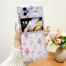 For vivo X Flip Shell Texture Flower Pattern Protective Phone Case(Floral) - 2