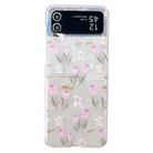 For Samsung Galaxy Z Flip3 5G Shell Texture Flower Pattern Protective Phone Case(Tulip) - 1
