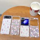 For Samsung Galaxy Z Flip3 5G Shell Texture Flower Pattern Protective Phone Case(Tulip) - 3