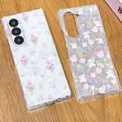 For Samsung Galaxy Z Fold4 Shell Texture Flower Pattern Protective Phone Case(Floral) - 3