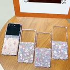 For Motorola Razr 50 Ultra Shell Texture Flower Pattern Protective Phone Case(Floral) - 3