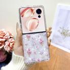 For Honor Magic V Flip Shell Texture Flower Pattern Protective Phone Case(Floral) - 2