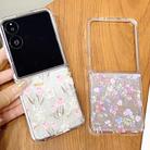 For Xiaomi Mix Flip Shell Texture Flower Pattern Protective Phone Case(Tulip) - 3