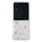 For Xiaomi Mix Flip Shell Texture Flower Pattern Protective Phone Case(Floral) - 1